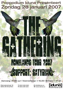 Poster: The Gathering @ Iduna, Drachten